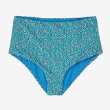 Patagonia Women's Sunrise Slider Bikini Bottoms Sea Texture: Subtidal Blue