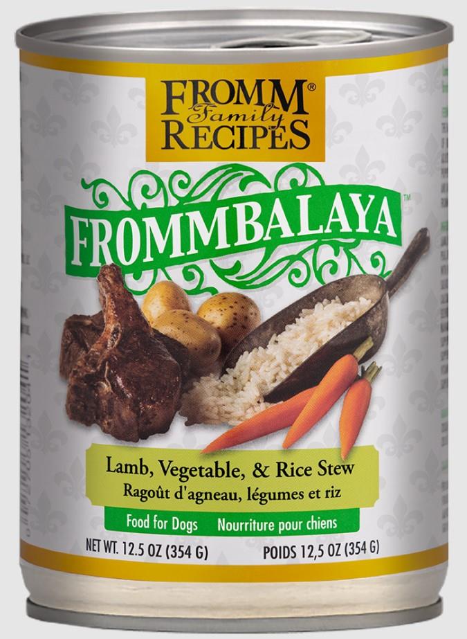 Fromm Family Pet Food Frommbalaya Lamb, Vegetable, & Rice Stew Wet Dog Food - 12.5 oz. Can Lamb & Vegetable