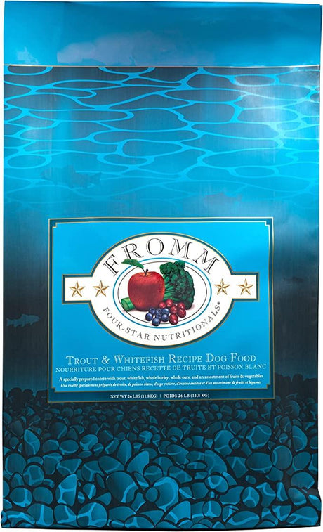 Fromm Family Pet Food Four-Star Trout & Whitefish Recipe Dry Dog Food - (12lb & 26lb) Trout & Whitefish