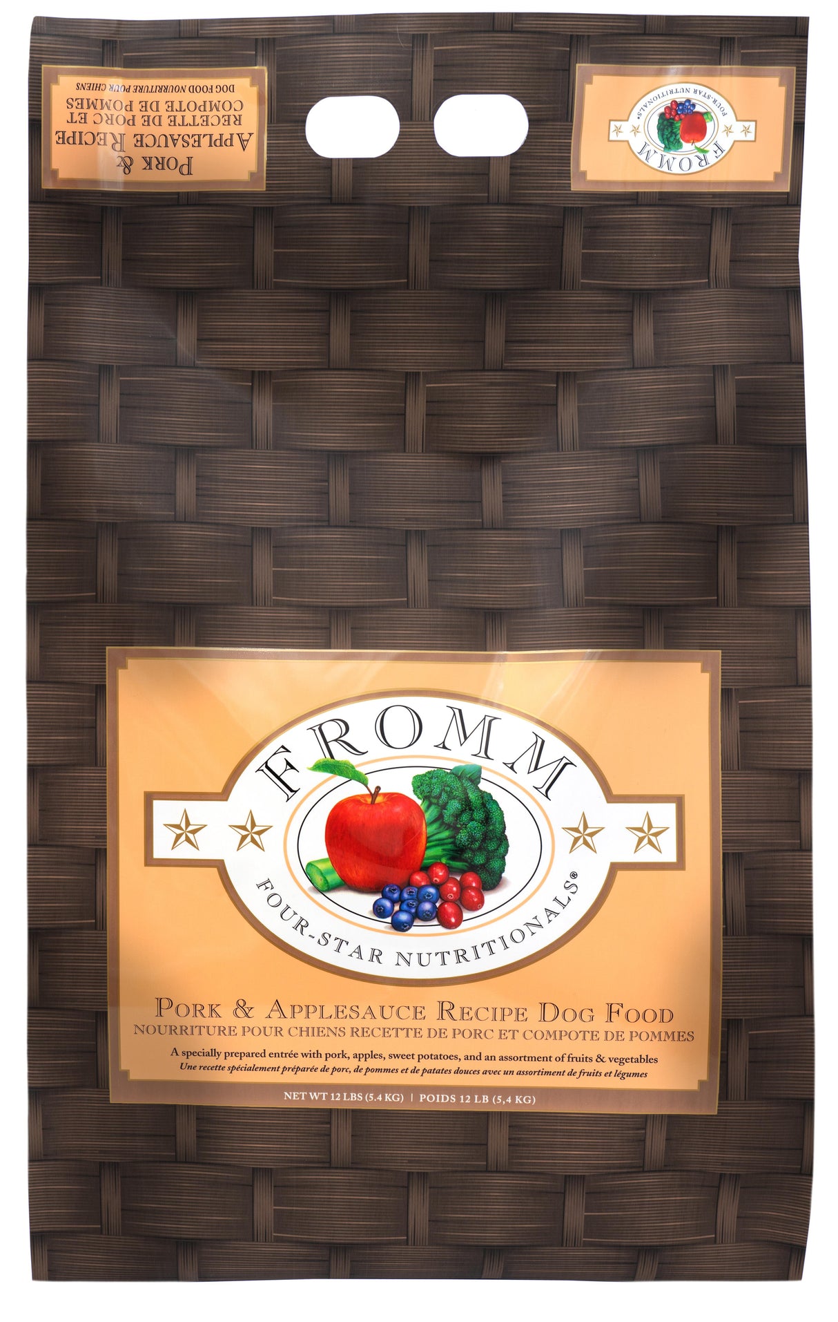 Fromm Family Pet Food Four-Star Pork & Applesauce Recipe Dry Dog Food - (12lb & 26lb) Pork & Applesauce