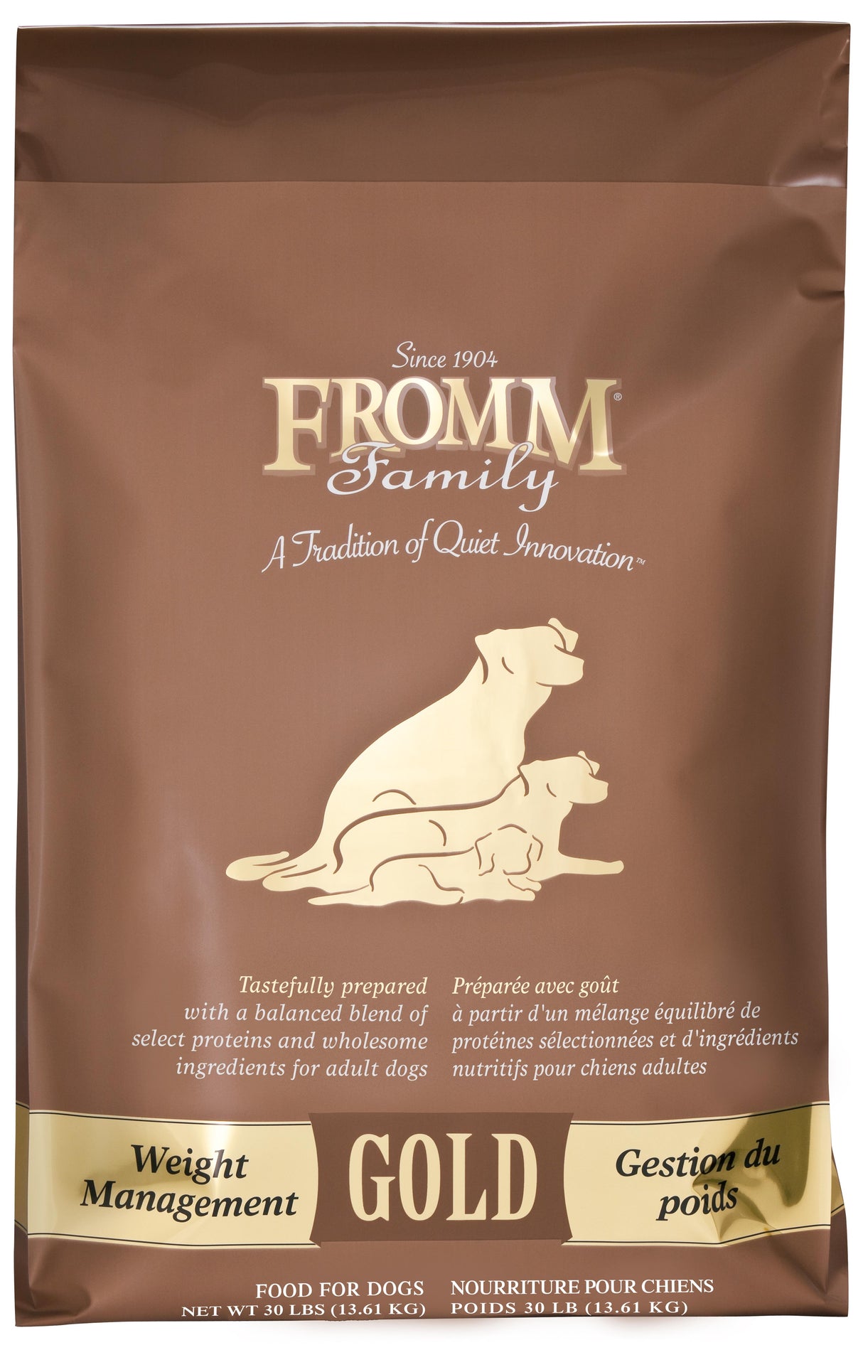 Fromm Family Pet Food Weight Management Gold Dry Dog Food - (5lb, 15lb, 30lb) Chicken / Turkey / Whitefish