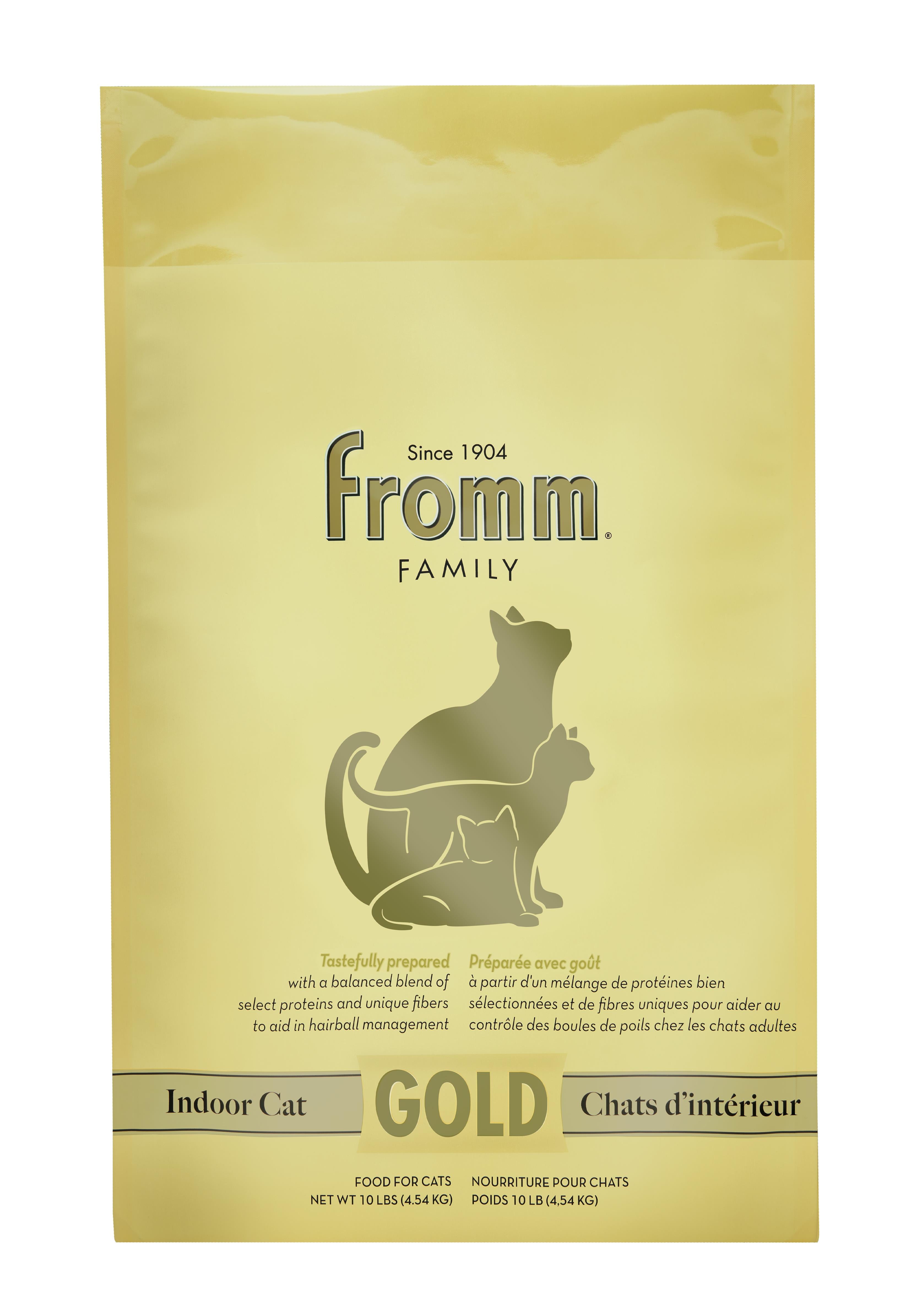 Fromm Family Pet Food Gold Indoor Dry Cat Food - (4lb & 10lb
