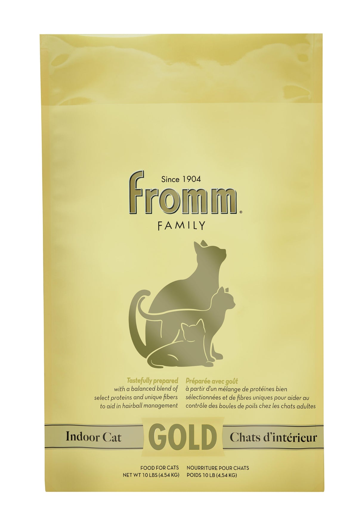 Fromm Family Pet Food Gold Indoor Dry Cat Food - (4lb & 10lb) Chicken / Salmon / Duck