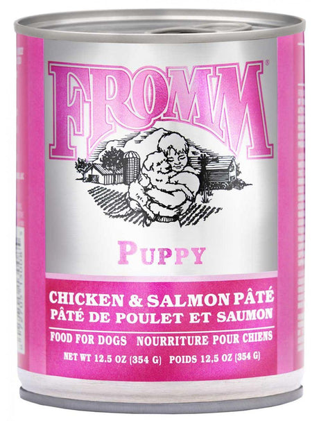 Fromm Family Pet Food Classic Chicken & Salmon Pate Wet Puppy Food - 12.5 oz. Can Chicken & Salmon