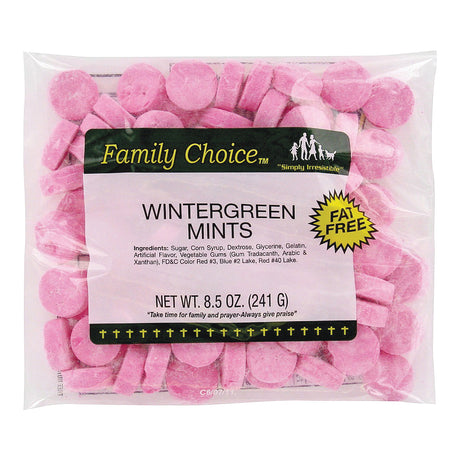 Family Choice Mint Candy Wintergreen mints