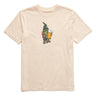 Life Is Good Men's Holiday Beer Gnome Crusher Short Sleeve Tee Putty white