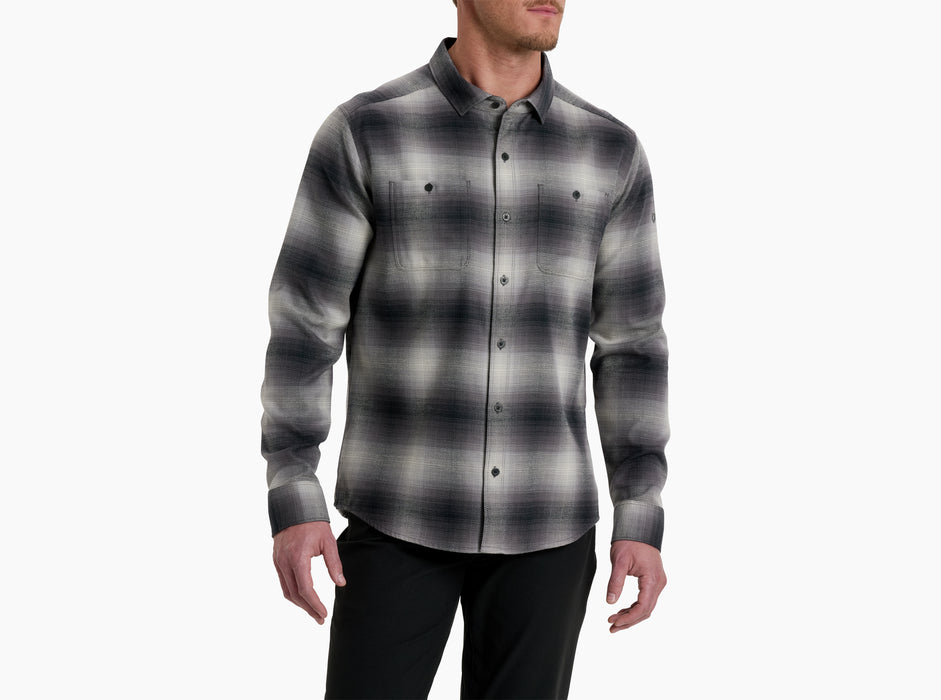 Kuhl Clothing Men's The Law Flannel Long-Sleeve - Iron Mountain Iron Mountain