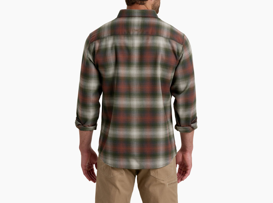 Kuhl Clothing Men's The Law Flannel Long-Sleeve - Olive Copper