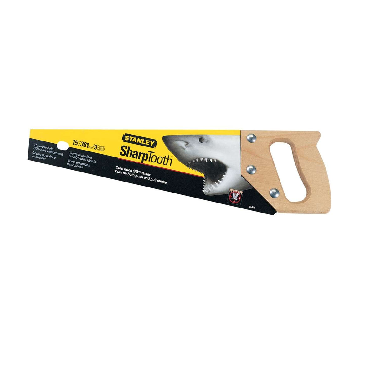 Stanley Tools SharpTooth 15 in. Carbon Steel Specialty Hand Saw