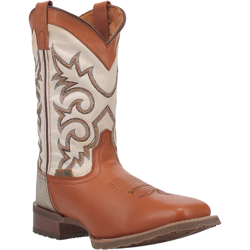 Laredo Western Boots Dewey Leather Boot Tan White /  / D