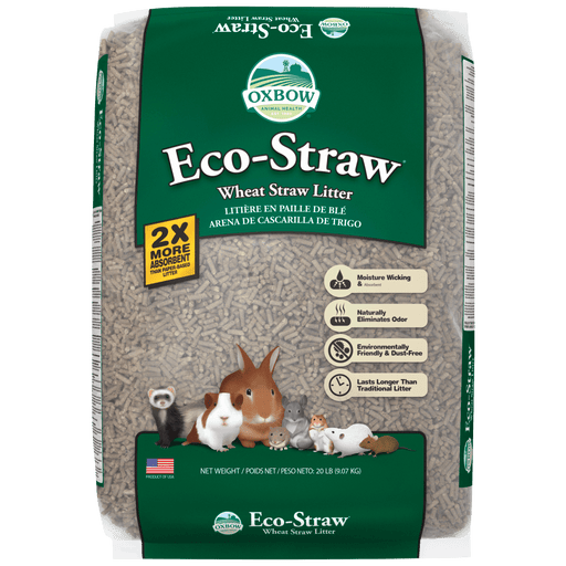 Oxbow Animal Health Eco-Straw Wheat Straw Litter Pellet - 20lb.