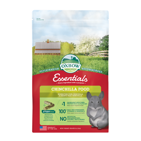 Oxbow Animal Health Essentials Chinchilla Food - (3lb / 10lb)