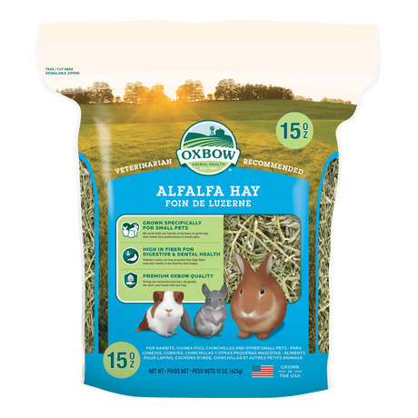 Oxbow Animal Health Alfalfa Hay - (15oz / 9lbs)