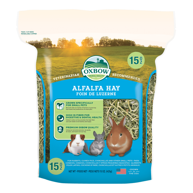 Oxbow Animal Health Alfalfa Hay - (15oz / 9lbs)