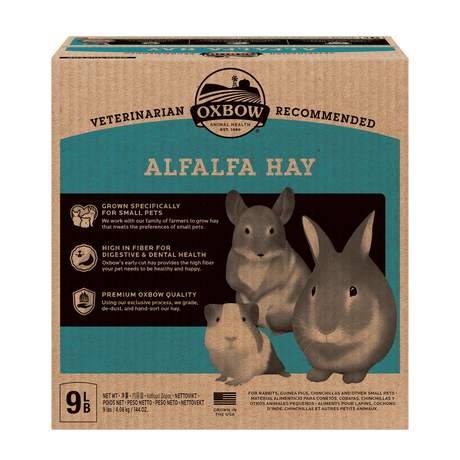 Oxbow Animal Health Alfalfa Hay - (15oz / 9lbs)