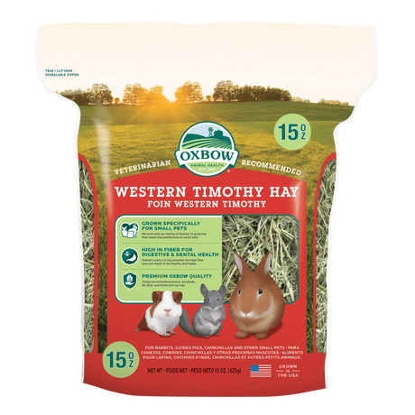 Oxbow Animal Health Western Timothy Hay - (15oz / 40oz / 90oz / 50lbs)