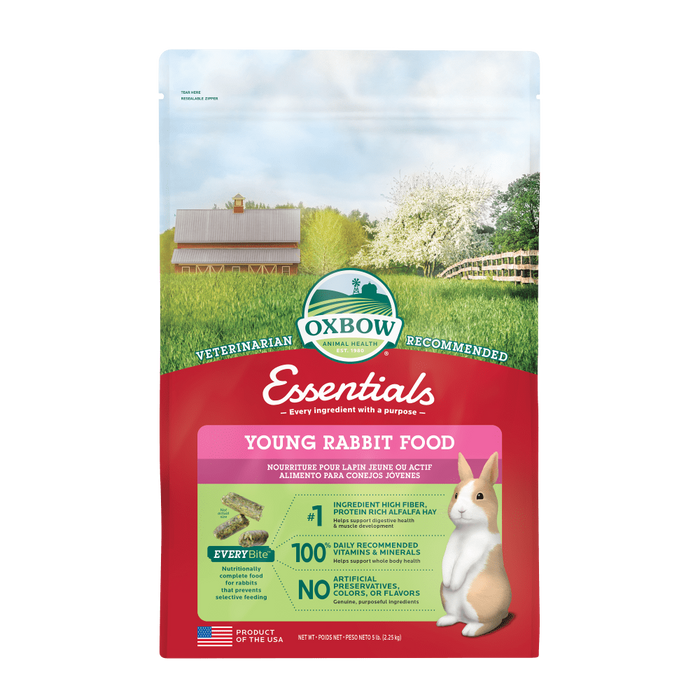 Oxbow Animal Health Essentials Young Rabbit Food - (5lb / 25 lb)