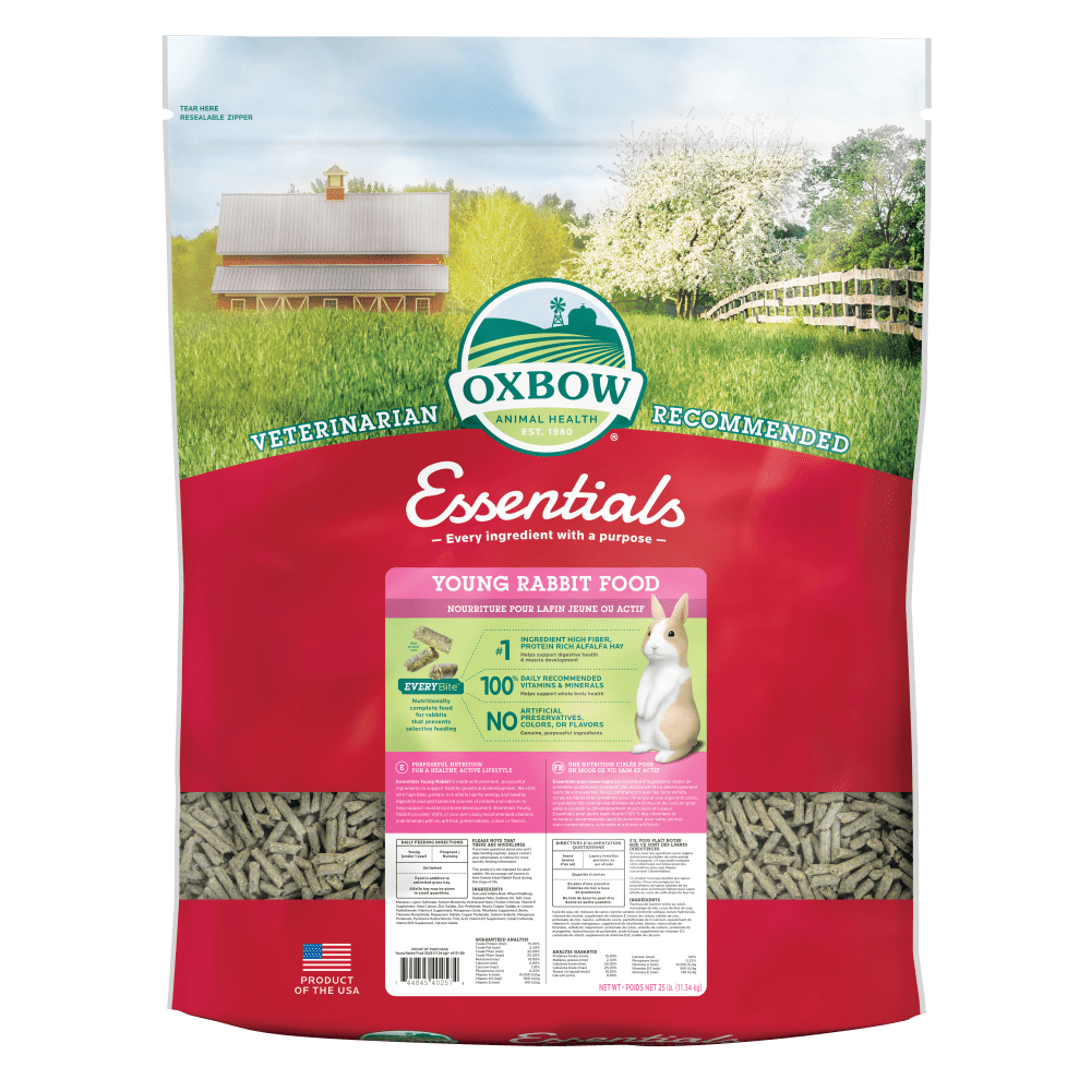 Oxbow Animal Health Essentials Young Rabbit Food - (5lb / 25 lb)