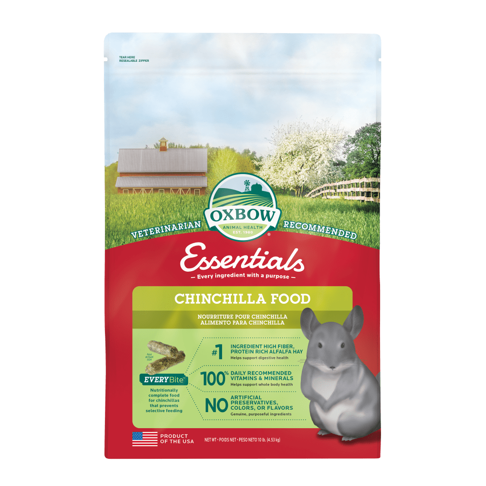 Oxbow Animal Health Essentials Chinchilla Food - (3lb / 10lb)