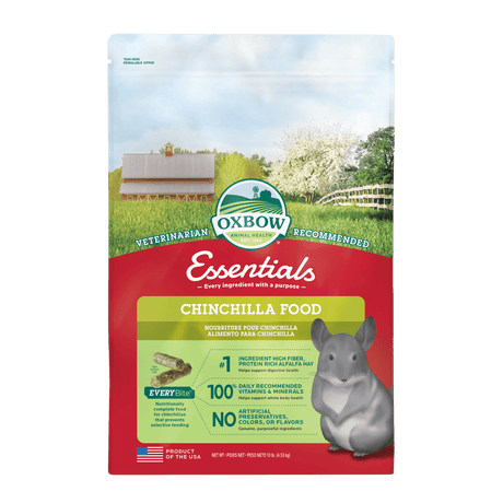 Oxbow Animal Health Essentials Chinchilla Food - (3lb / 10lb)