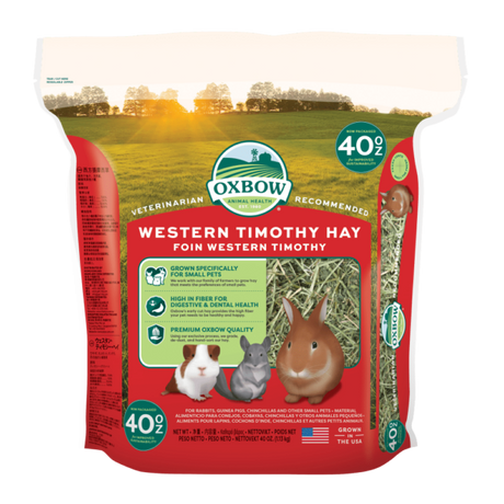 Oxbow Animal Health Western Timothy Hay - (15oz / 40oz / 90oz / 50lbs)