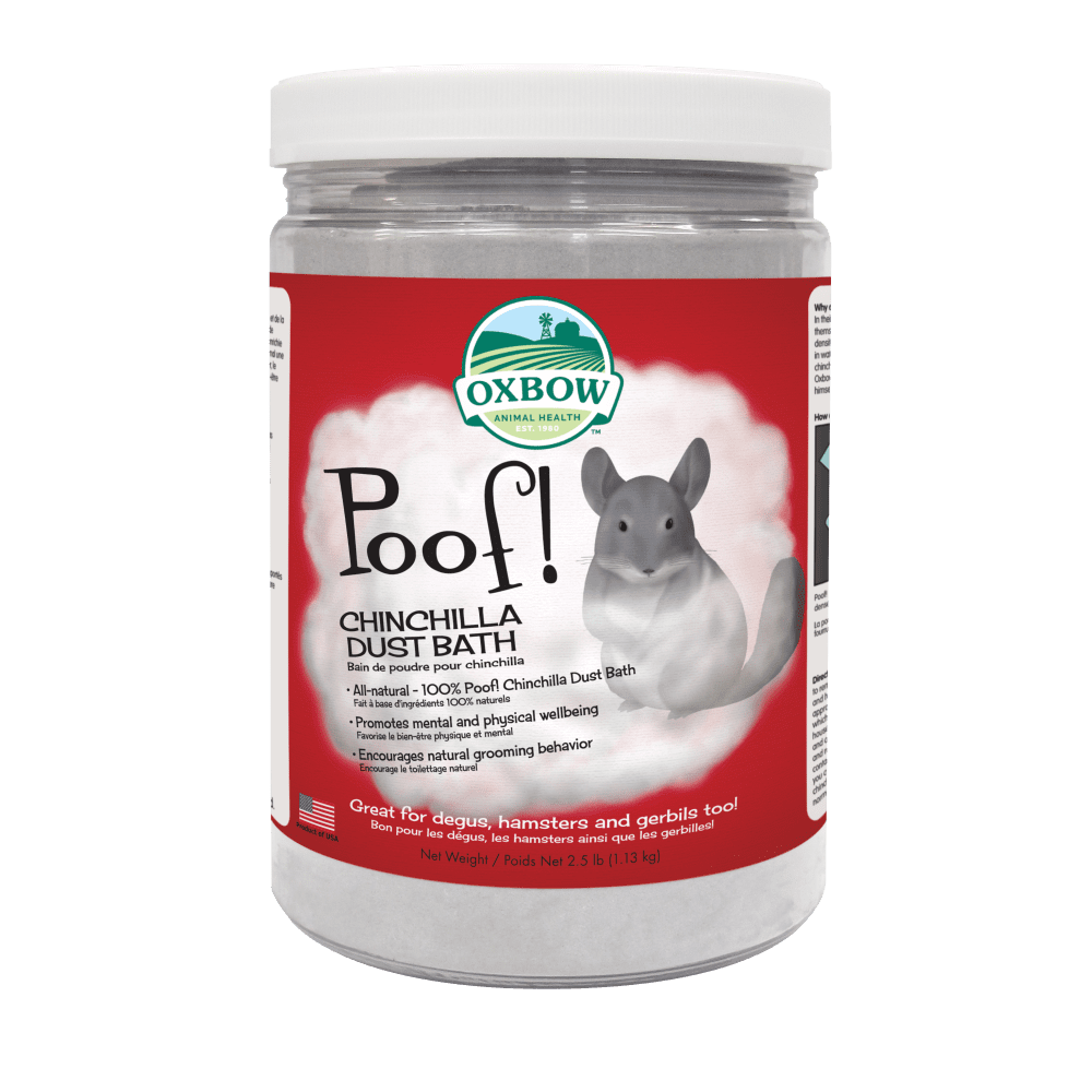 Oxbow Animal Health POOF! Chinchilla Dust Bath - 2lb.