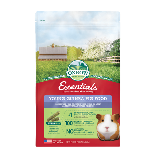 Oxbow Animal Health Essentials Young Guinea Pig Food - (5lb / 10lb)