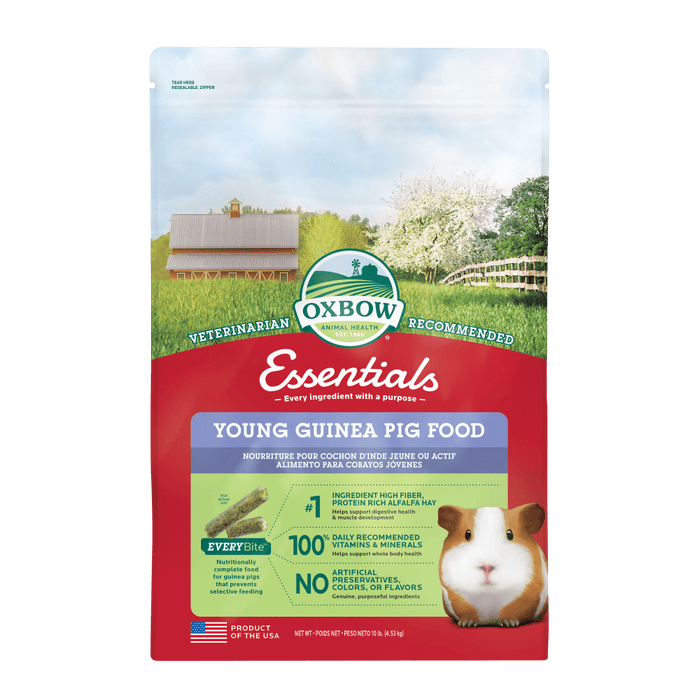 Oxbow Animal Health Essentials Young Guinea Pig Food - (5lb / 10lb)