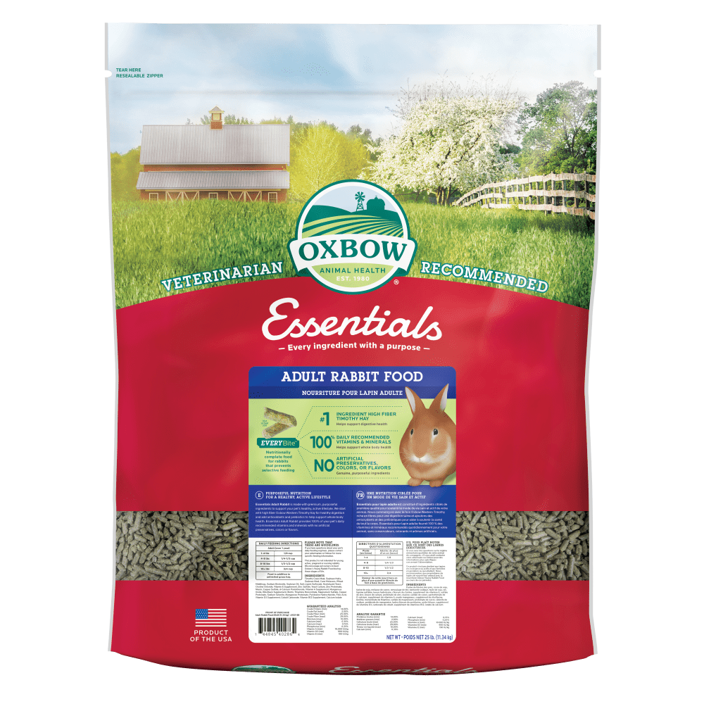 Oxbow Animal Health Essentials Adult Rabbit Food - (5lb / 10lb / 25lb)