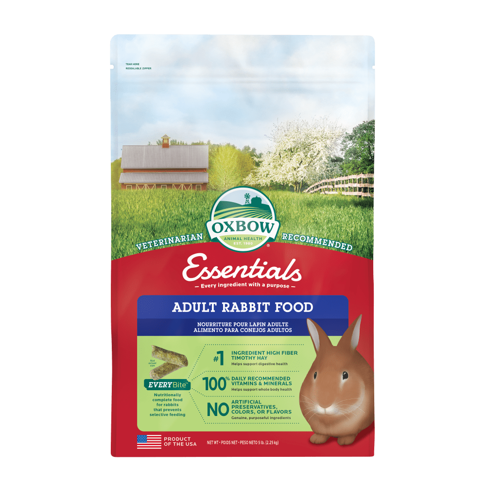 Oxbow Animal Health Essentials Adult Rabbit Food - (5lb / 10lb / 25lb)