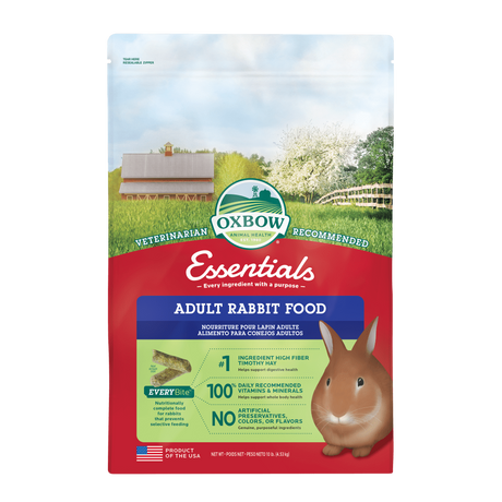 Oxbow Animal Health Essentials Adult Rabbit Food - (5lb / 10lb / 25lb)