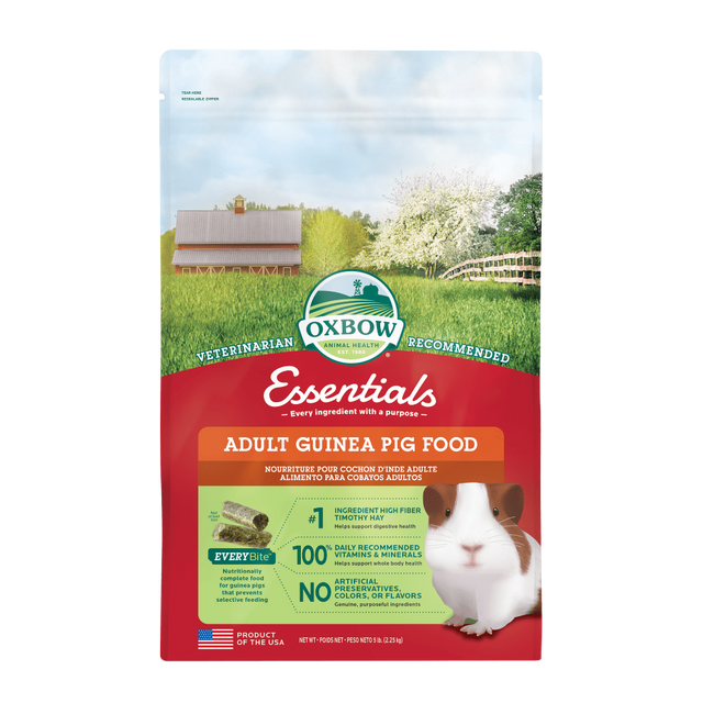 Oxbow Animal Health Essentials Adult Guinea Pig Food - (5lb / 10lb / 25lb)