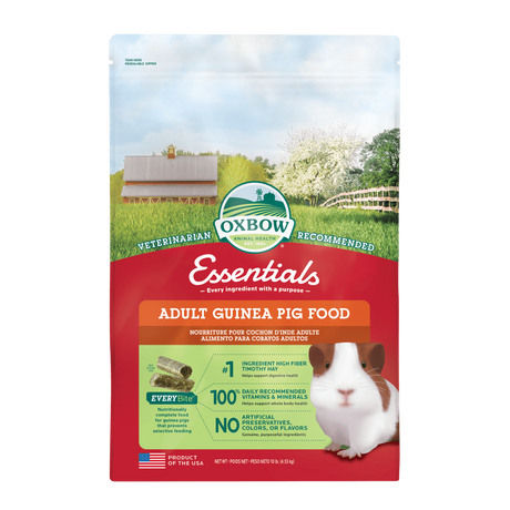 Oxbow Animal Health Essentials Adult Guinea Pig Food - (5lb / 10lb / 25lb)