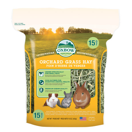 Oxbow Animal Health Orchard Grass Hay - (15oz / 40oz)