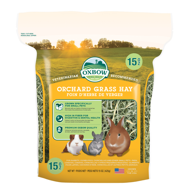 Oxbow Animal Health Orchard Grass Hay - (15oz / 40oz)