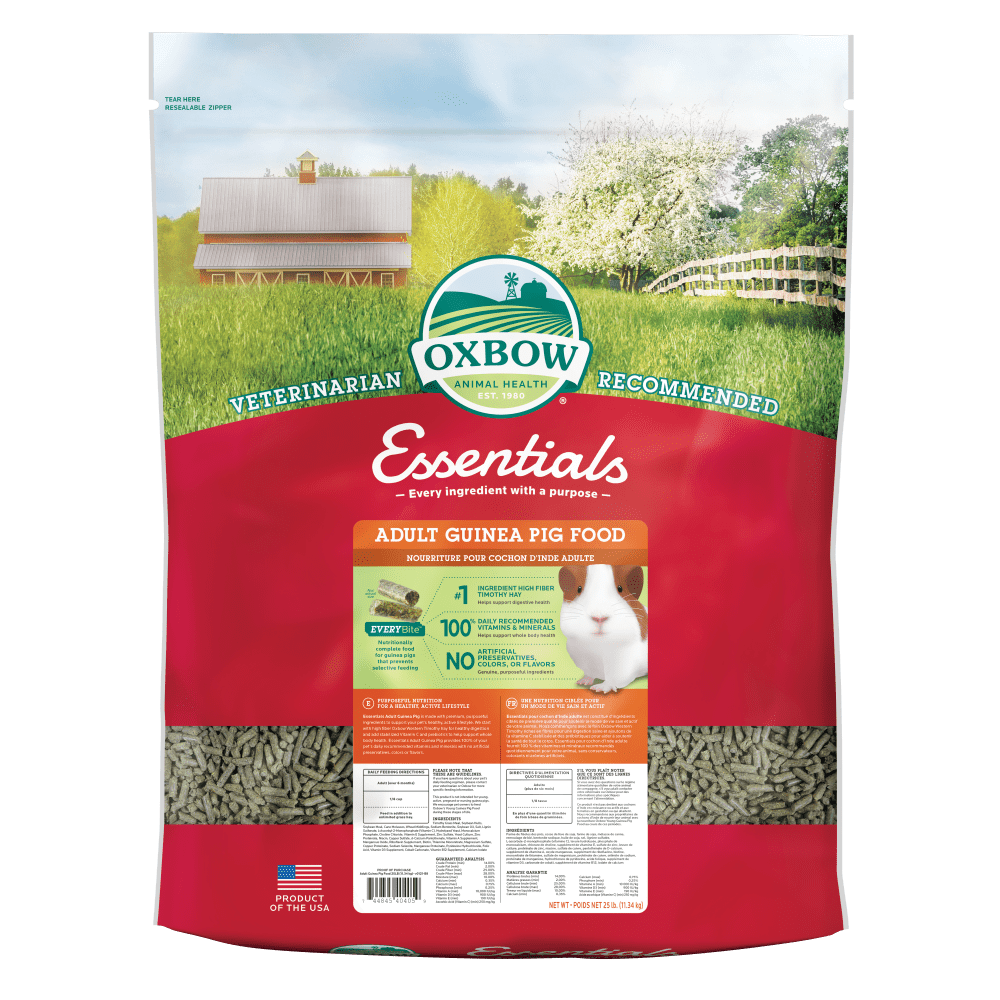 Oxbow Animal Health Essentials Adult Guinea Pig Food - (5lb / 10lb / 25lb)