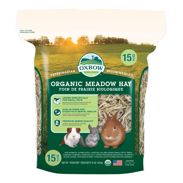 Oxbow Animal Health Organic Meadow Hay - 15oz.