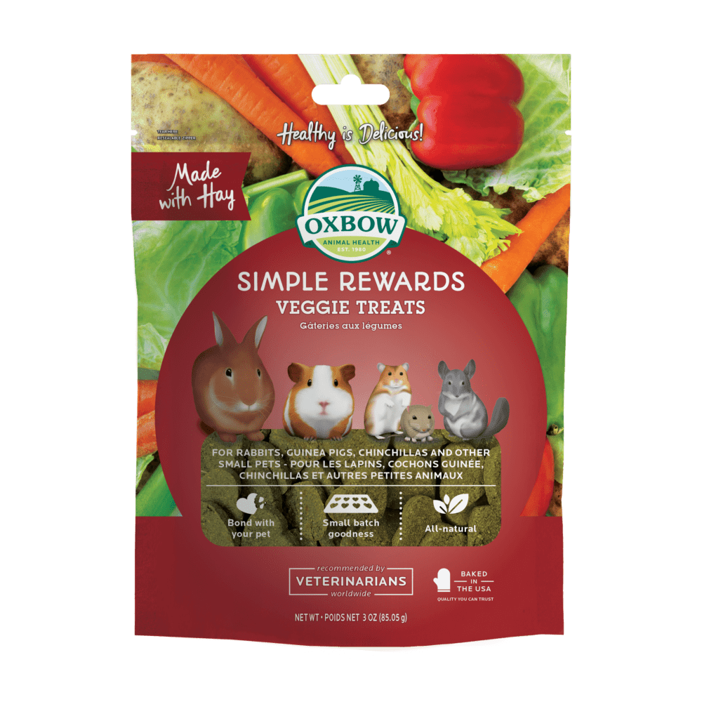 Oxbow Animal Health Simple Rewards Veggie Treats - 3oz. Veggie
