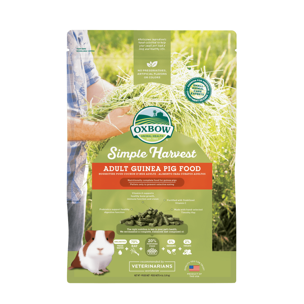 Oxbow Animal Health Simple Harvest Adult Guinea Pig Food - 4lb.