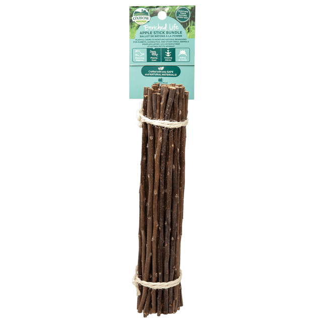 Oxbow Animal Health Enriched Life Apple Stick Bundle Chews