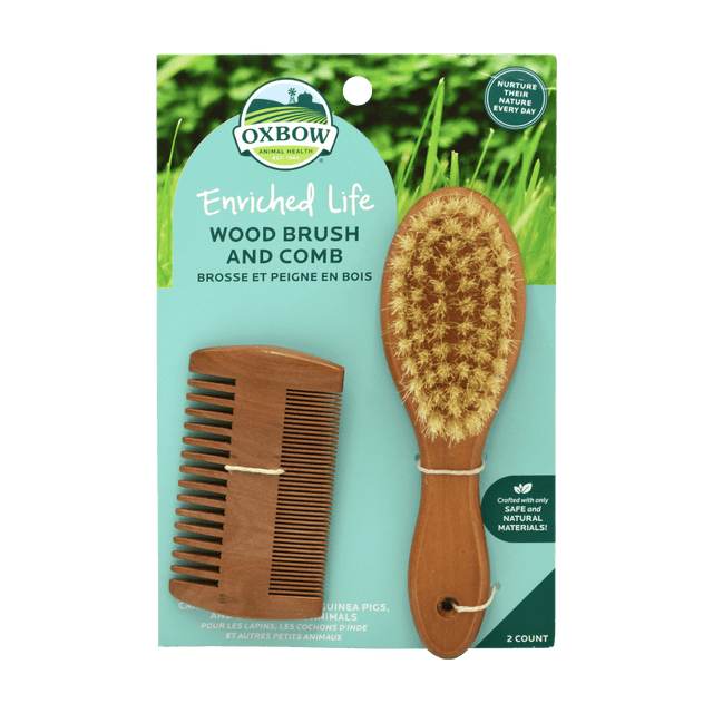 Oxbow Animal Health Enriched Life Wood Brush & Comb