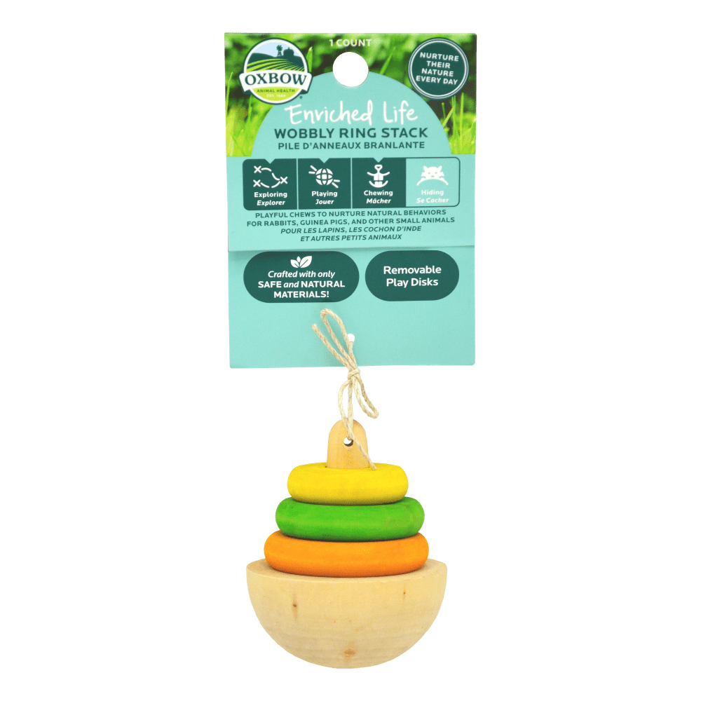 Oxbow Animal Health Enriched Life Wobbly Ring Stack