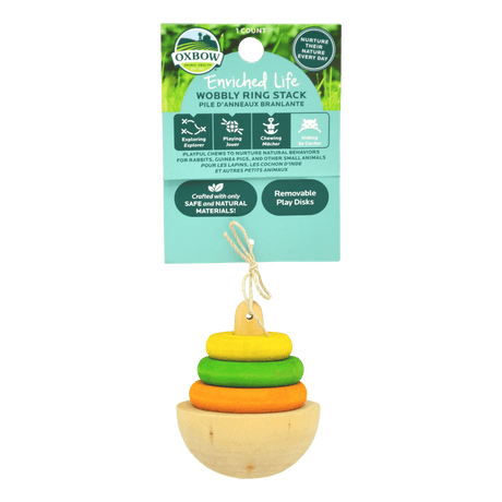 Oxbow Animal Health Enriched Life Wobbly Ring Stack