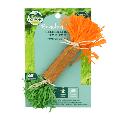Oxbow Animal Health Enriched Life Celebration Pom Pom Toy