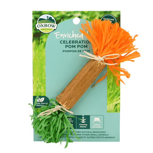 Oxbow Animal Health Enriched Life Celebration Pom Pom Toy
