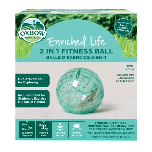 Oxbow Animal Health Enriched Life 2-in-1 Fitness Ball