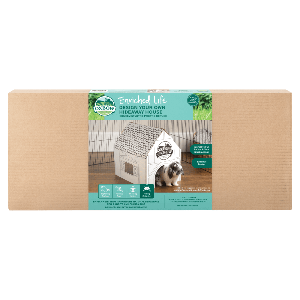 Oxbow Animal Health Enriched Life Design Your Own Hideaway House