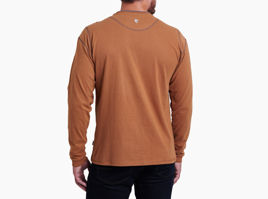 Kuhl Clothing Men's Kommando Crew Long-Sleeve - Burnt Umber