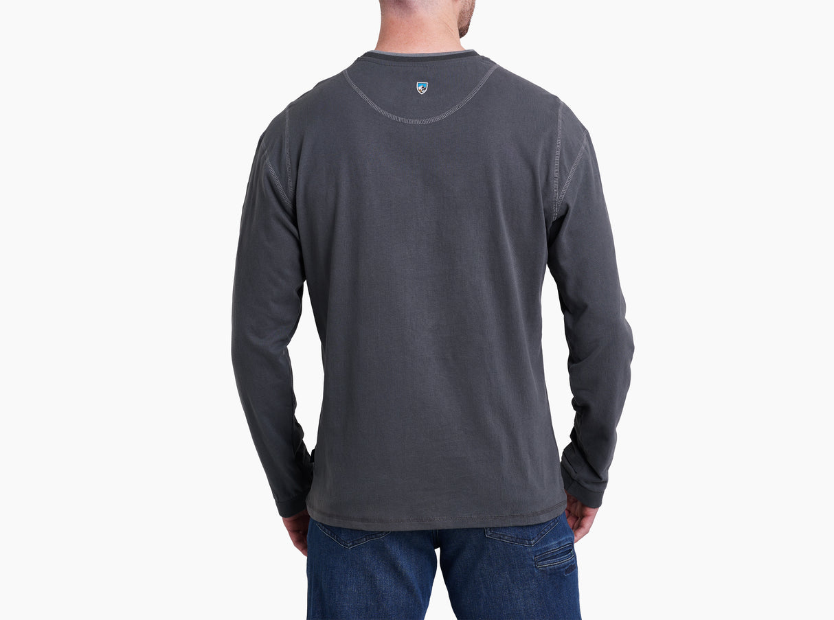 Kuhl Clothing Men's Kommando Crew Long-Sleeve - Carbon