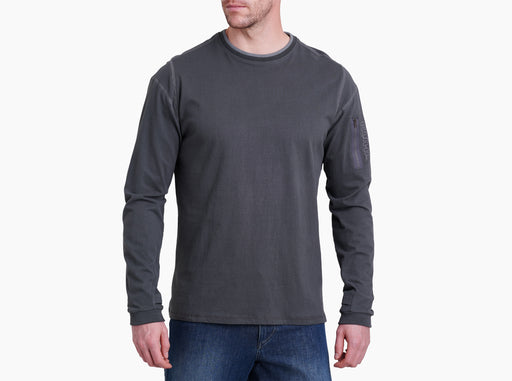 Kuhl Clothing Men's Kommando Crew Long-Sleeve - Carbon Carbon